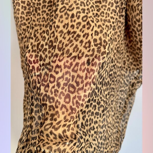 J.Crew Leopard Chiffon Skirt – Size XL - Picture 3 of 5
